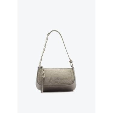 Imagem de BOLSA TIRACOLO PEQUENA TINA METALIZADA CINZA S 50015 0712 0006 SCHUTZ-Feminino