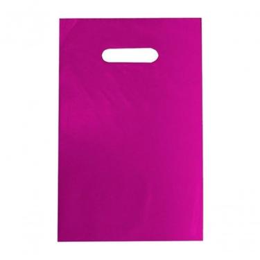 Imagem de Sacola Plástica 40x50 Alça Boca de Palhaço 1KG 40 Unidades Linha Prime Excelente Qualidade Rosa Higipack