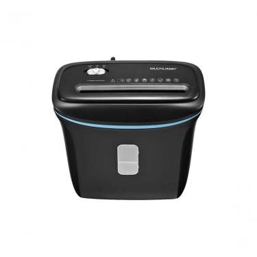 Imagem de Fragmentadora de Papel Multilaser OF006 com Cesto 11L para Até 5 Folhas 220V Nível de Segurança P-3 Preto