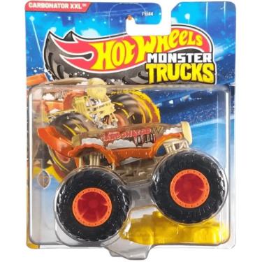 Imagem de Carrinho Hot Wheels Monster Trucks Carbonator XXL com Rodas Enormes e Construção Robusta Mattel