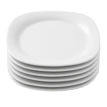 Imagem de Conjunto 6 Pratos Em Melamina Para Frutas sobremesas e Lanches 20cm