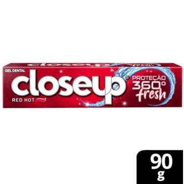 Imagem de Gel Dental Closeup Proteção 360 Fresh Red Hot 90g - UNILEVER DENTAL