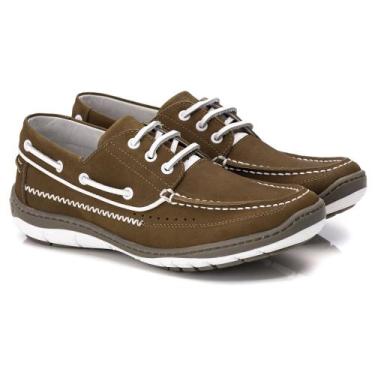 Imagem de Sapatênis Ranster Dockside Masculino Couro Premium Artesanal Tamanho:4