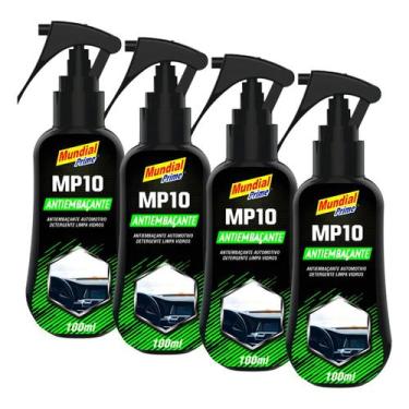Imagem de Kit 4 Unidades Spray Antiembaçante 100ml Para Vidros Parabrisa Espelho