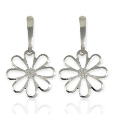 Imagem de Brinco Pendurado Aço Inox Elegância Durabilidade Clássico