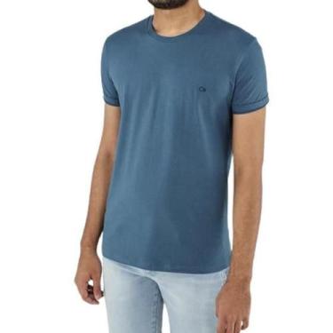 Imagem de Camiseta Ogochi Básica Masculina Lisa Original Slim Cores 100 Algodao 