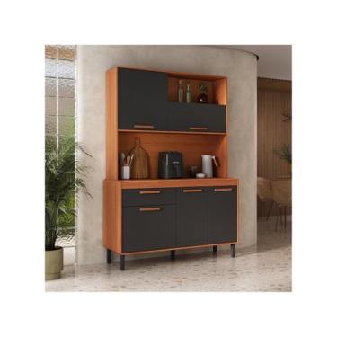 Imagem de Armário de Cozinha Compacta Itatiaia Dunas Com Nicho 5 Portas 1 Gaveta