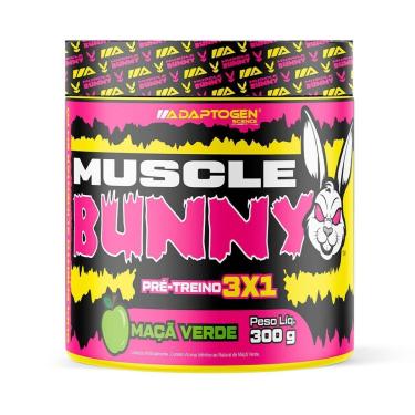 Imagem de Muscle Bunny Pré-Treino - 300g Maçã Verde - Adaptogen-Masculino