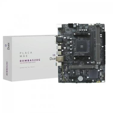 Imagem de Placa Mãe Duex DXMBA520G, Chipset A520, AMD AM4, MATX, DDR4
