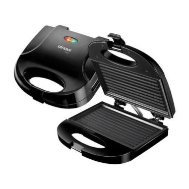 Imagem de Sanduicheira/Grill Lenoxx Easy PSD121 Preta 127V - 750W Antiaderente, 