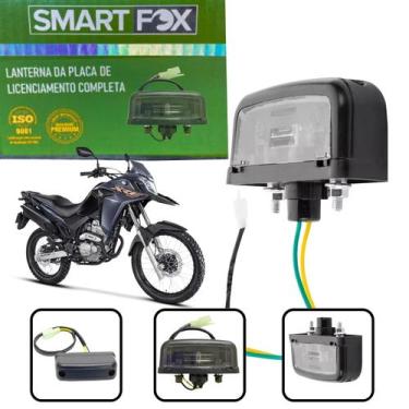 Imagem de Luz de placa lanterna traseira completo smartfox honda nxr bros 150 16