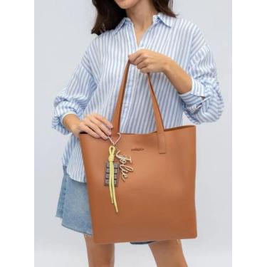Imagem de Bolsa Grande Petite Jolie Amalfi ORIGINAL PJ11321, Doce de leite