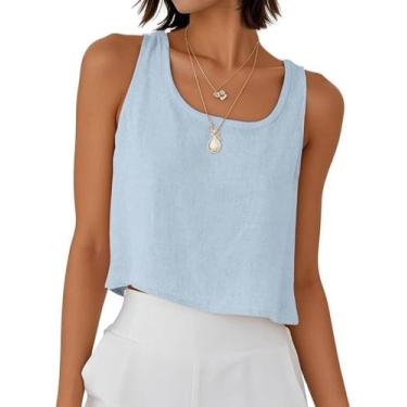 Imagem de Camisetas de linho Mywinway 2026 Primavera-Verão para mulheres