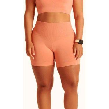 Imagem de Short Lupo Lsport Basic Sem Costura Academia Cor Coral, M