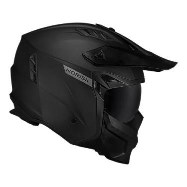 Imagem de Capacete Norisk Darth 2 Monocolor Preto Fosco Moto, 62, Preto Fosco