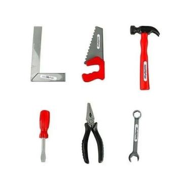 Imagem de Kit Ferramentas de Brinquedo 13 pçs R3015 - BBR Toys