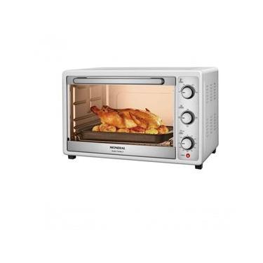 Imagem de Forno Elétrico de Bancada Mondial FRN-52-W 52L 1800W com Timer Branco e Inox 110V