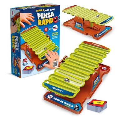 Imagem de Brinquedo Pensa Rápido Desafio Com 80 Perguntas Para Crianças - Paki T