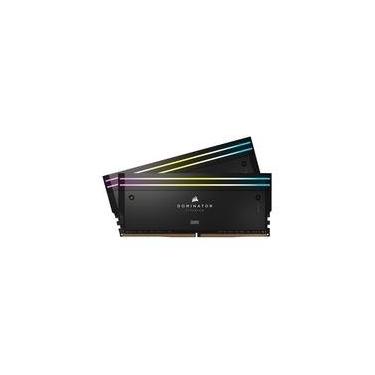Imagem de Memória RAM Corsair Dominator Titanium, RGB, 32GB (2x16GB), 6600MHz, DDR5, CL34, para Intel XMP, Preto - CMP32GX5M2X6600C32