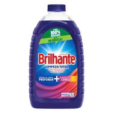 Imagem de Sabão líquido Brilhante Limpeza Total 3L