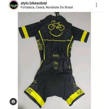 Imagem de Macaquinho Ciclista P M G Preto - Stylo Bike