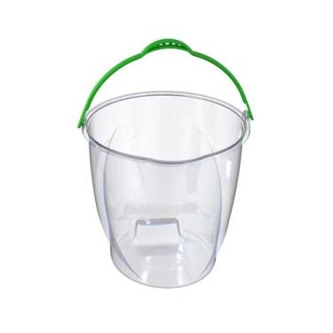 Imagem de Balde Com Alça 15 Litros Transparente 30cm - Uninjet