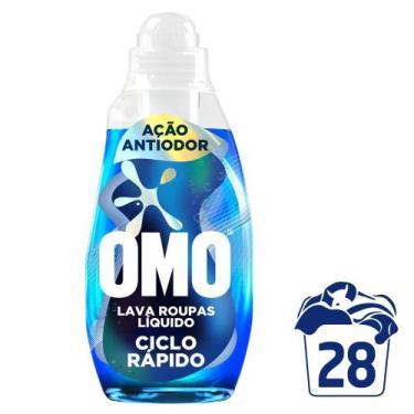 Imagem de Lava-Roupas Líquido Omo Ciclo Rápido Ação Antiodor Frasco 1,4l