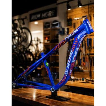 Imagem de Quadro 26 Hupi Naja V10 Gancheira Horizontal Wheeling Grau Cor:Azul, A