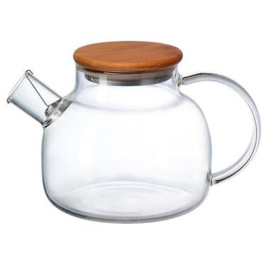 Imagem de Chaleira Hauskraft de Vidro Transparente e Marrom 1L Stanford, 1L, Tra