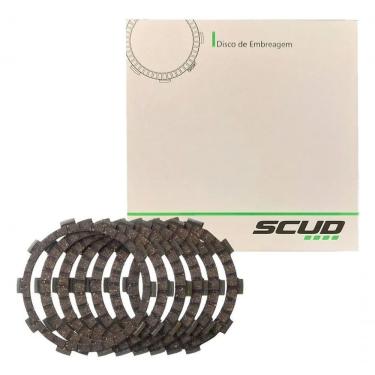 Imagem de Disco de Embreagem para CRF 230 Scud Durável e de Alta Aderência para Uso em Competições com 6 Unidades Kit Scud