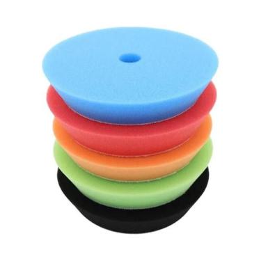 Imagem de Esponjas De Polimento Automotivo De 5/6 Polegadas (130mm, 155mm) - Alm