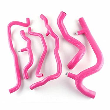 Imagem de LUXERAD 3 camadas 4,5 mm Performance Silicone Refrigerante Mangueira Aquecedor Cano para RENAULT CLIO 172 182 COP (Rosa)