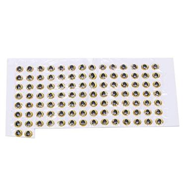 Imagem de Olhos de isca de pesca, olhos de pesca delicados profissionais artificiais para isca de pesca diy para iscas diy(Ouro)