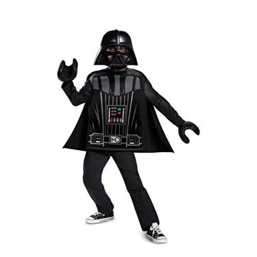 Imagem de Disguise Lego Darth Vader Costume for Kids, Classic Lego Star Wars Themed Children's Character Outfit, Child Size Small (4-6) Black (115369L)