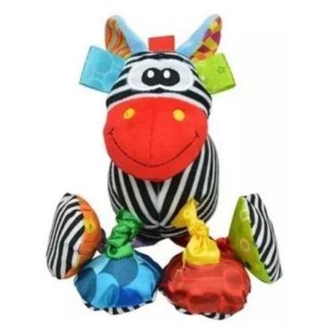 Imagem de Brinquedo Chocalho Mordedor Mobile Zebra Para Bebê Interativo Sozzy