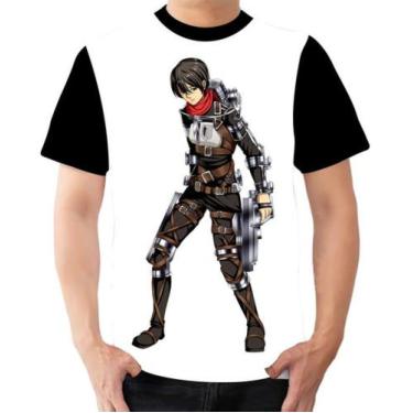 Imagem de Camiseta Camisa Personalizada Mikasa Ackerman Anime Aot 4 - Dias No Es