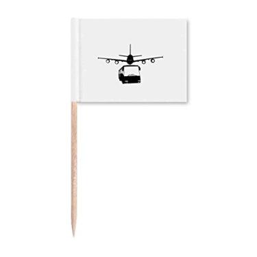 Imagem de Decoração de festa para palito de dente moderno presente Art Déco para viagens de ônibus