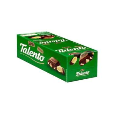 Imagem de Chocolate Mini Talento Verde Castanha Pará 25Gr C/15un - Garoto