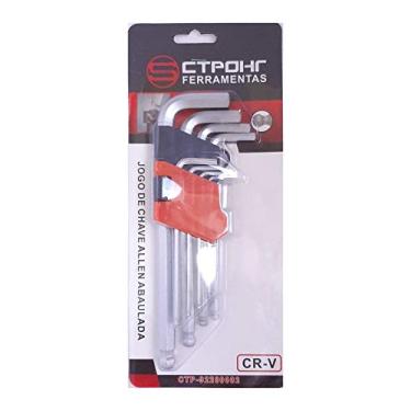 Imagem de JOGO DE CHAVES ALLEN ABAULADA 1,5 A 10mm 9 Pçs - CTPOHR