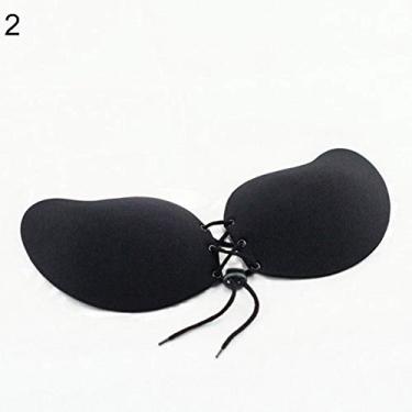 Imagem de 856store Sutiã Invisível Sexy de Silicone com Decote em V e Costas Abertas - Bege D