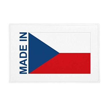 Imagem de DIYthinker Feito em Tcheco Country Love Tapete antiderrapante para porta de banheiro