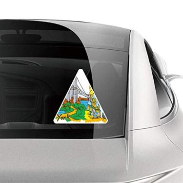 Imagem de DIYthinker US New York America Adesivo em aquarela para carro motocicleta bicicleta bagagem decalque