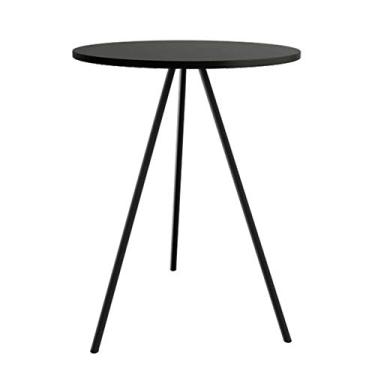 Imagem de Mesa Lateral Gabriela Wood Preta