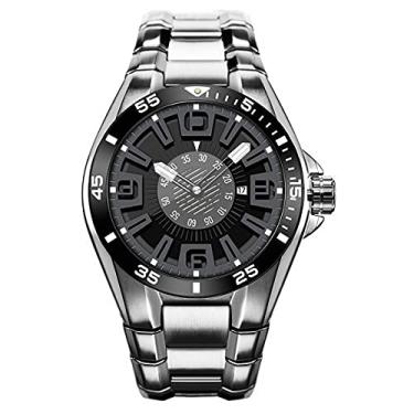 Imagem de Relógio de Pulso Masculino Sinobi Relógio Luminoso de Aço Inoxidável À Prova D'agua