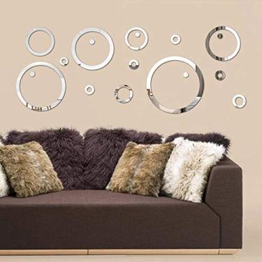 Imagem de Espelho Acrílico Decorativo Círculos