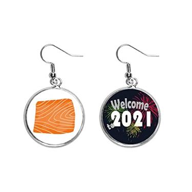 Imagem de Pingentes de orelha gourmet Singmon Seafood Slice, joia 2021 Blessing