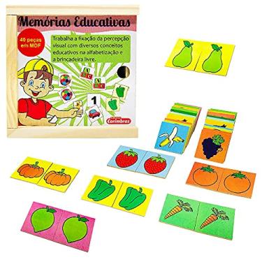 Imagem de Memórias Educativas Legumes e Frutas - Carimbrás
