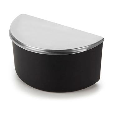 Imagem de Saleiro Plástico com Tampa de Aço 1kg de Bancada Forma Inox