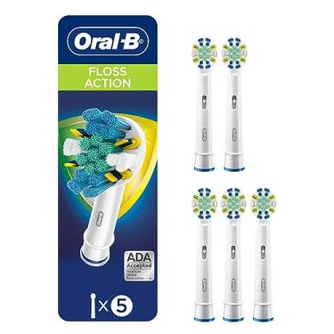 Imagem de Oral-B FlossAction Electric Toothbrush Replacement Brush Heads, 5 Count