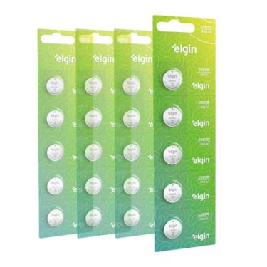 Imagem de Bateria/Pilha Tipo Moeda CR2025 4 Cartelas C/5 unidades Elgin